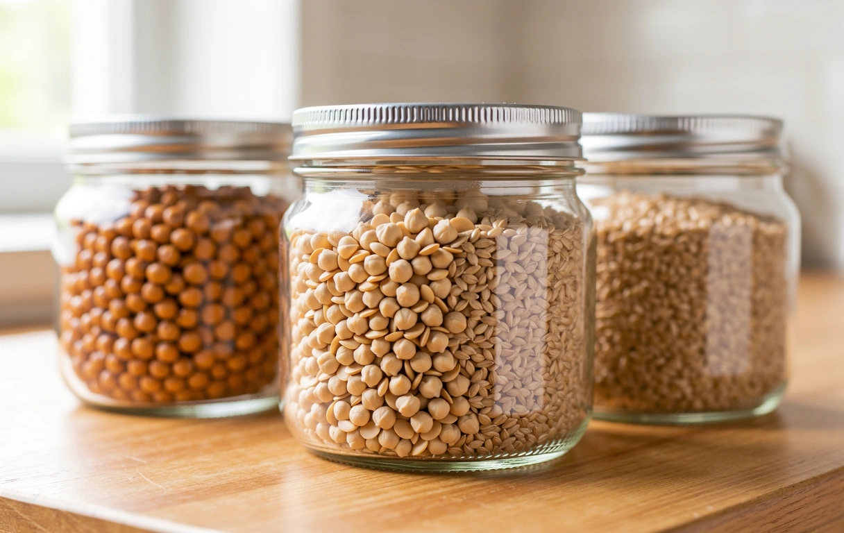 Leguminosen und Getreide